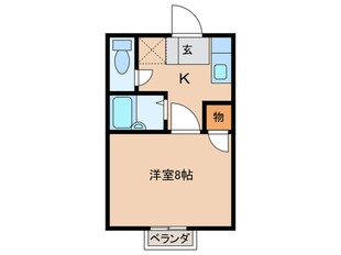 イシイハイツの物件間取画像